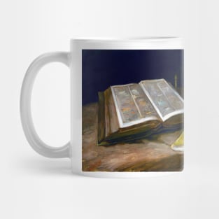 Vincent van Gogh Still Life with Bible Mug